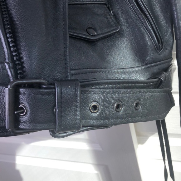 Just Leather San Jose CA CHP Motorcycle Jacket. - Picture 16 of 16